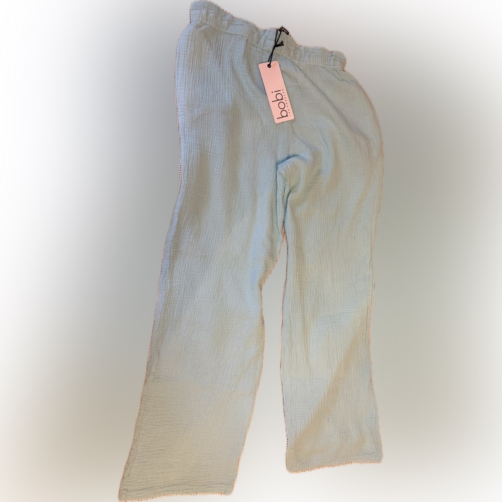bobi Light Blue beach swim pants XS NWT - Picture 2 of 2